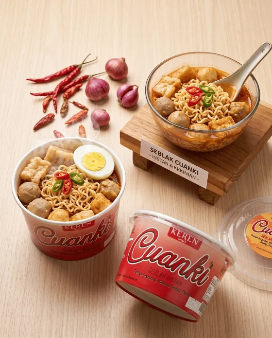 Cuanki Instan Rasa Ayam Pedas Keren Snack