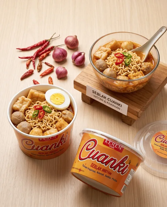 Grosir Cuanki Instan Rasa Mie Goreng Keren Snack