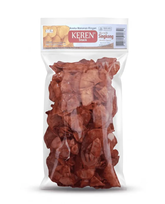 Keripik Singkong Pedas Renyah dari Keren Snack