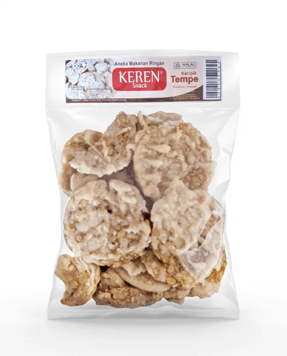 Snack Keripik Tempe Goreng Tepung Gurih Keren Snack