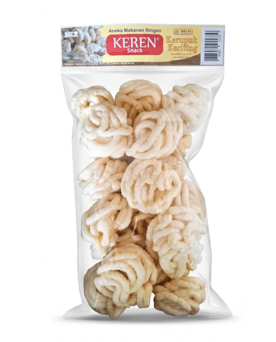 Snack Kerupuk Keriting Tenggiri Keren Snack