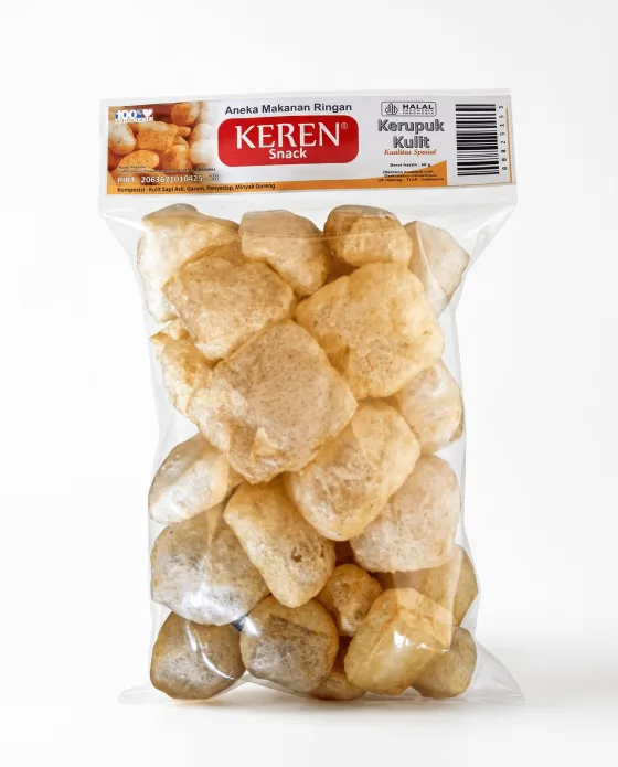 Camilan Kerupuk Kulit Asli Keren Snack