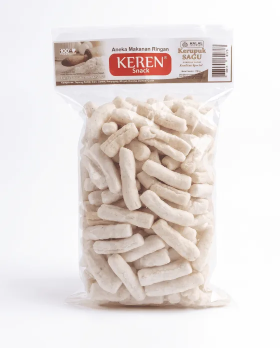 Grosir Kerupuk Sagu Asin Renyah Keren Snack
