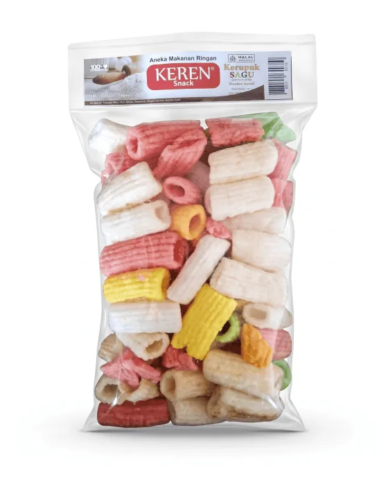 Kerupuk Sagu Warna Gurih Keren Snack