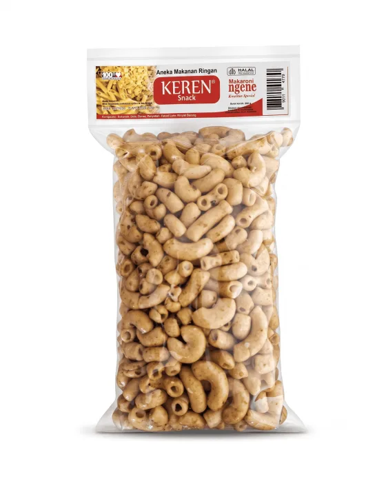 Snack Makaroni Ngene Rujak Pedas Keren Snack